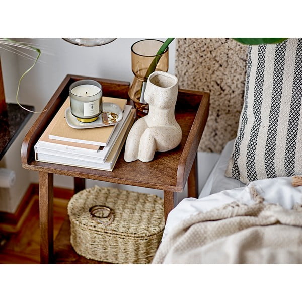 Krémový behúň s prímesou bavlny 75x245 cm Saxo – Bloomingville-image-1