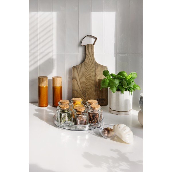 Otočný plastový organizér na koreničky ø 29 cm – Casa De Engel-image-1