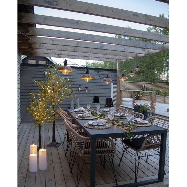 LED solárne vonkajšie svietidlo (výška 21 cm) Cage – Star Trading-image-4