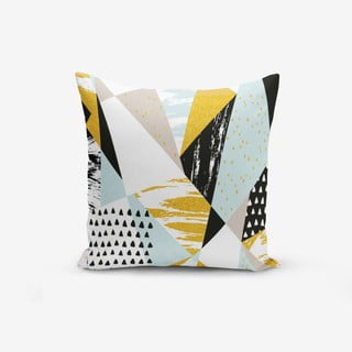 Obliečka na vankúš s prímesou bavlny Minimalist Cushion Covers Liandnse Modern Geometric Sekiller, 45 × 45 cm