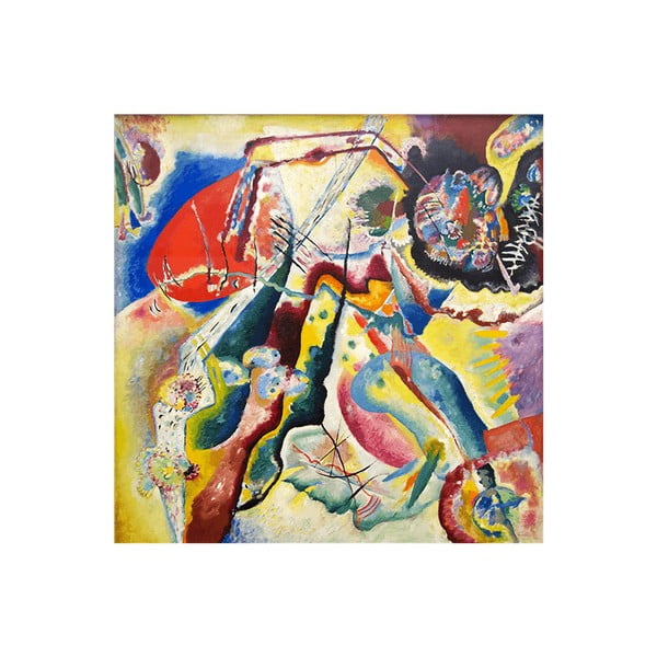 Reprodukcia obrazu Vasilija Kandinského, 50 x 50 cm