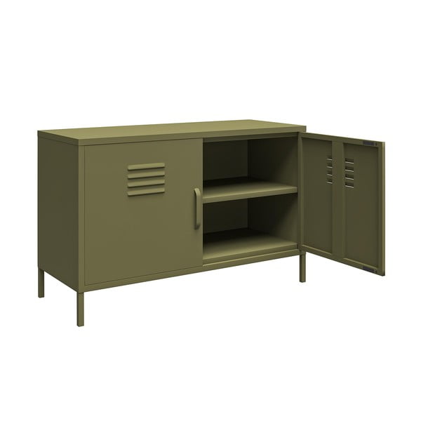 Zelená kovová skrinka 98x63 cm Bradford – Støraa-image-3