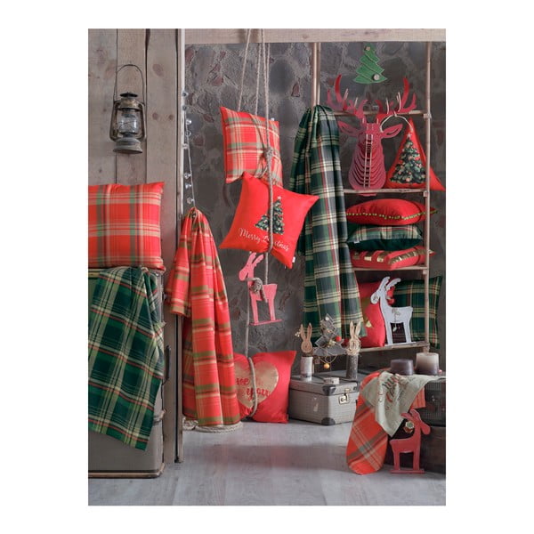 Zeleno-červený behúň na stôl Mike & Co. NEW YORK Honey Celebration, 40 × 140 cm-image-2