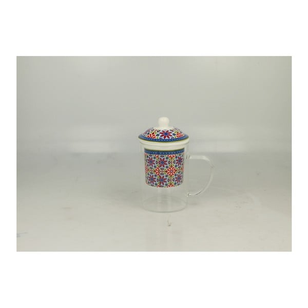 Hrnček s porcelánovým filtrom Duo Gift Agadir, 450 ml