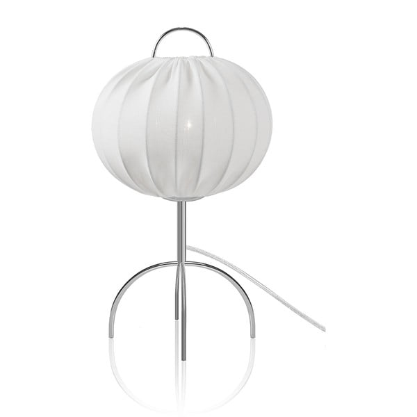 Stolová lampa vo farbe chrómu Globen Lighting Scandi, ø 25 cm
