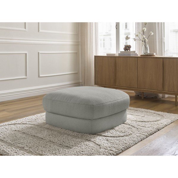 Svetlosivá podnožka z textílie buklé Leonore – Bobochic Paris-image-1