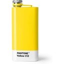 Žltá ploská fľaša Pantone, 150 ml