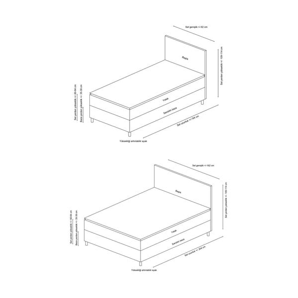 Hnedá čalúnená jednolôžková posteľ s úložným priestorom a roštom 120x200 cm Orina – Kalune Design-image-3