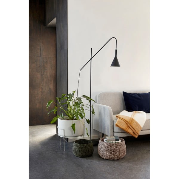 Tmavomodrá obliečka na vankúš Hübsch Astra, 60 x 40 cm-image-2