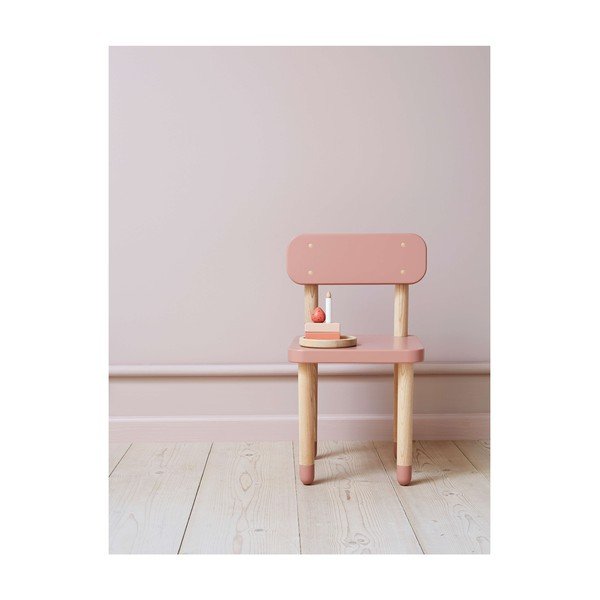 Ružová detská stolička Flexa Play-image-1