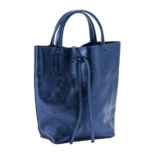 Modrá kabelka z pravej kože Andrea Cardone Kuliga