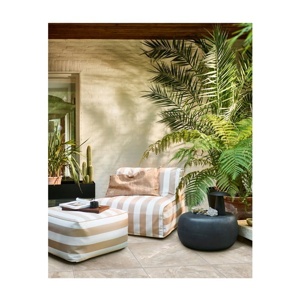 Béžovo-biela nafukovacia záhradná podnožka Sit On Air – vtwonen-image-4