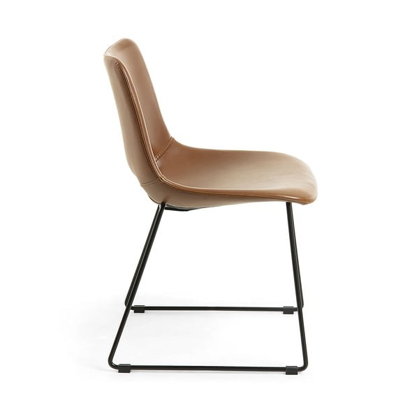 Hnedá jedálenská stolička Kave Home Zahara-image-3