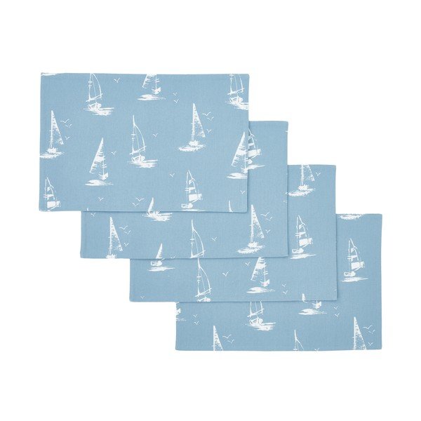 Bavlnené prestieranie 4 ks 30x46 cm Salcombe Boats – Catherine Lansfield
