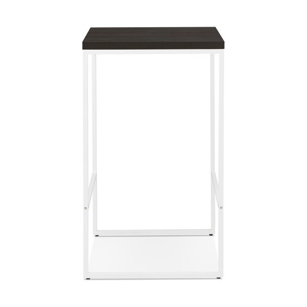 Čierny barový stôl s bielymi nohami Kokoon Tikafe, výška 105 cm-image-2