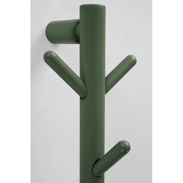 Zelený nástenný vešiak z borovicového dreva 21 cm Eddison – Jotex-image-2