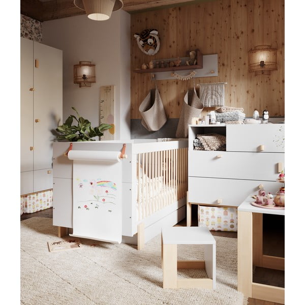 Svetlosivý prebaľovací pult Cube - Pinio-image-1