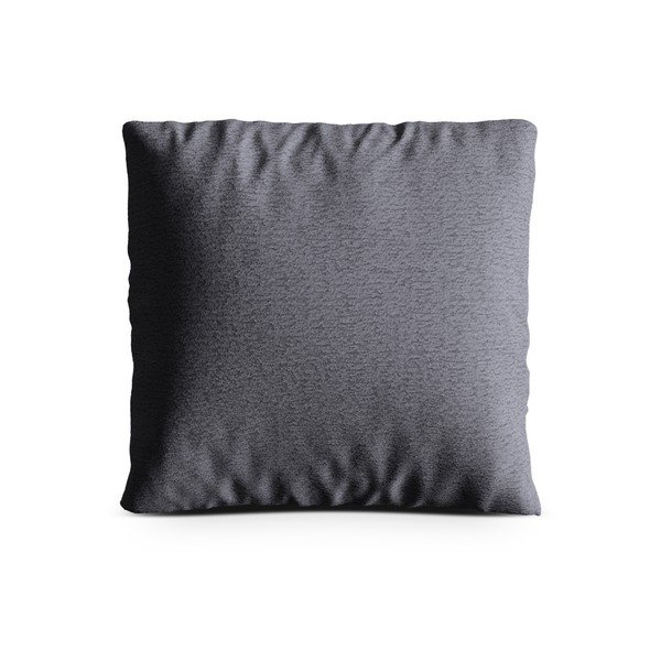 Tmavosivý vankúš na gauč z textílie buklé Kemi – Cosmopolitan Design