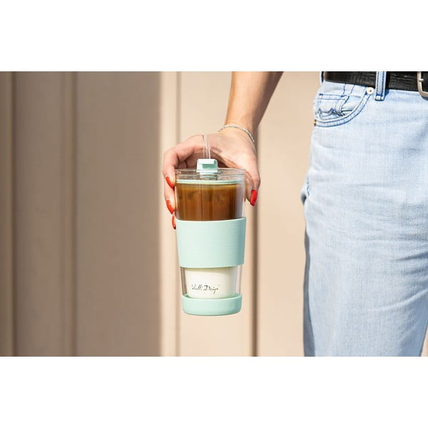 Termo hrnček v mentolovej farbe 600 ml Fuori – Vialli Design-image-4