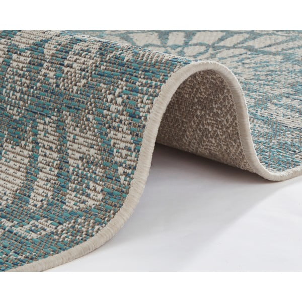 Sivomodrý vonkajší koberec NORTHRUGS Amon, 140 x 200 cm-image-3