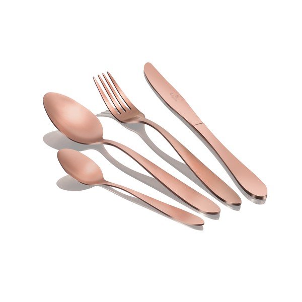 Antikoro príbor 24 ks Rosegold Metallic Line - BerlingerHaus-image-2