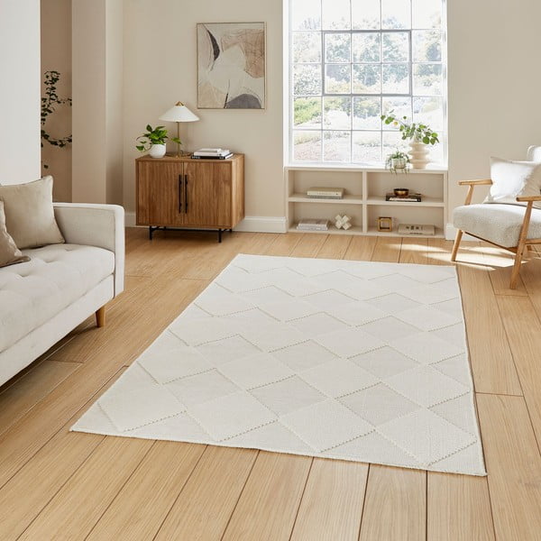 Krémový prateľný koberec 160x230 cm Lyna Cream – Think Rugs-image-1