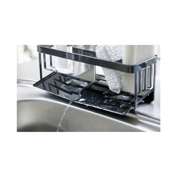 Čierny kovový stojan na umývacie prostriedky Tower – YAMAZAKI-image-3