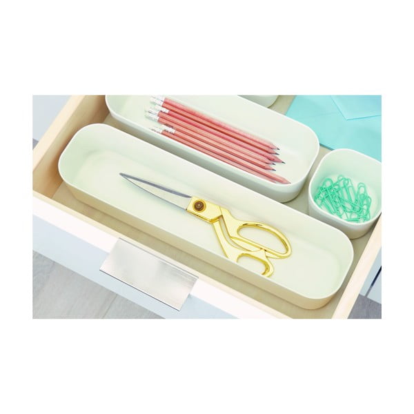 Biely úložný box iDesign Eco, 9 x 36,5 cm-image-3