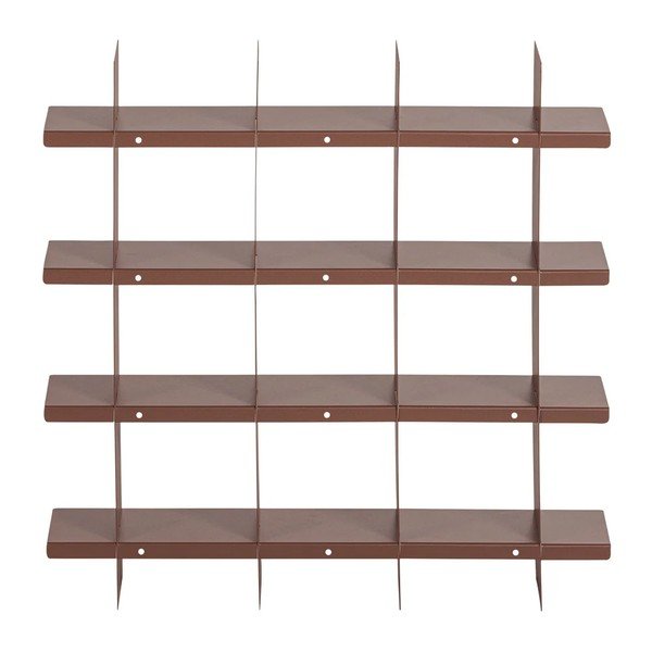 Staroružová poschodová kovová polica 60 cm Brik – WOOOD-image-4