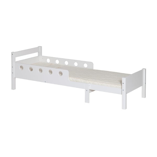 Biela detská rastúca posteľ Flexa White Junior, 70 × 140/190 cm-image-1