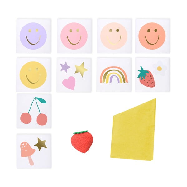 Párty doplnky v súprave 6 ks Happy Face Icons Surprise Balls – Meri Meri-image-3