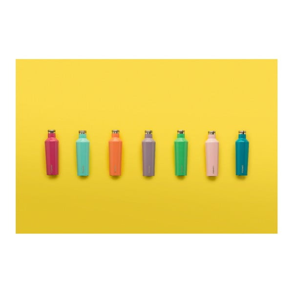 Tyrkysová cestovná termofľaša Corkcicle Canteen, 470 ml-image-2