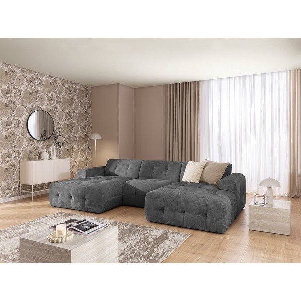 Tmavosivá rohová pohovka (do tvaru "U"/s leňoškou) Melva – Ropez-image-3