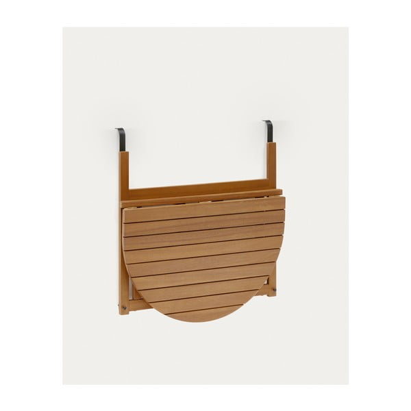 Závesný balkónový stolík z masívu akácie 50x70 cm Amarilis – Kave Home-image-3