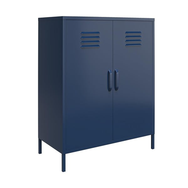 Modrá kovová skrinka 80x102 cm Bradford - Queer Eye-image-2