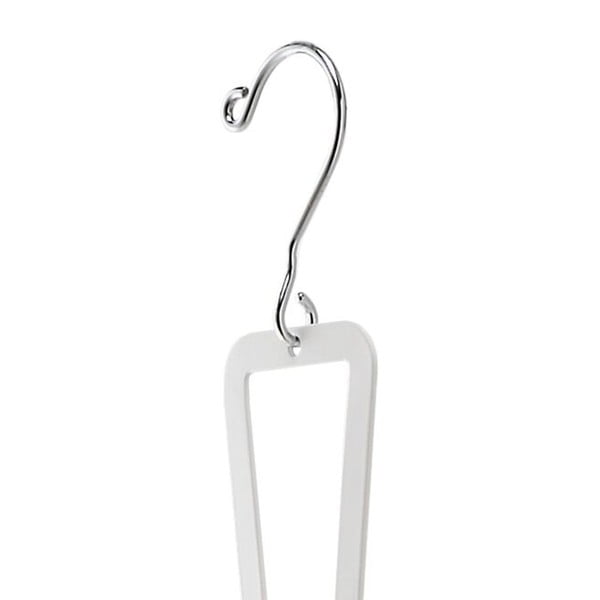 Biely vešiak na kabelky so zavesením na dvere a 6 háčikmi YAMAZAKI Kanazawa-image-4