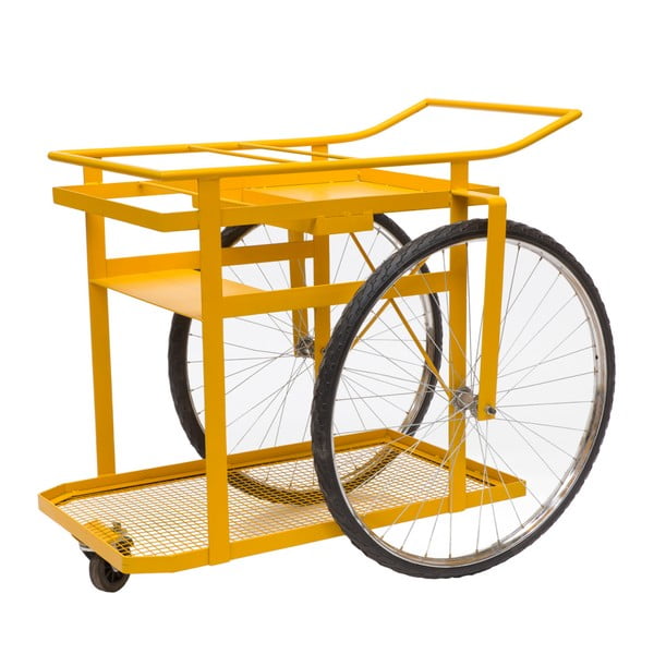 Žltý multifukčný vozík Novita Cycle
