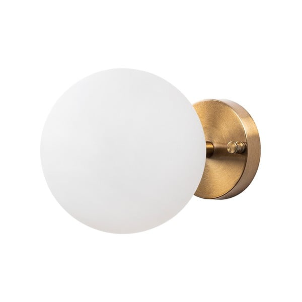 Biele/v bronzovej farbe nástenné svietidlo ø 15 cm Atmaca – Opviq lights-image-2