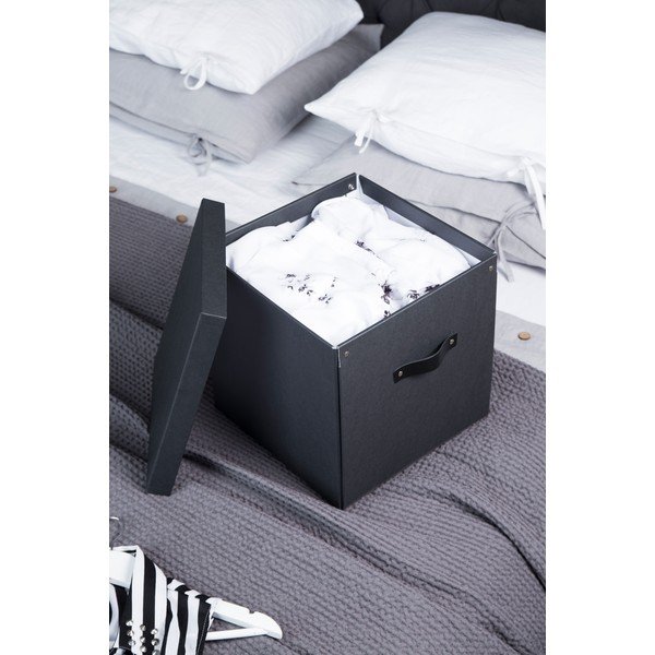 Tmavosivá úložná škatuľa Bigso Box of Sweden Logan-image-2