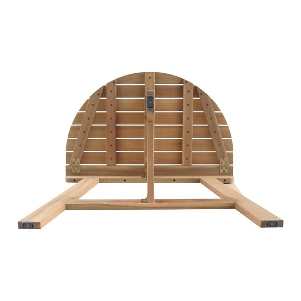 Záhradný jedálenský stôl z masívu akácie 45x70 cm Nina - LDK Garden-image-3