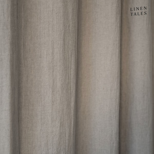 Béžový záves 140x300 cm Night Time - Linen Tales-image-2
