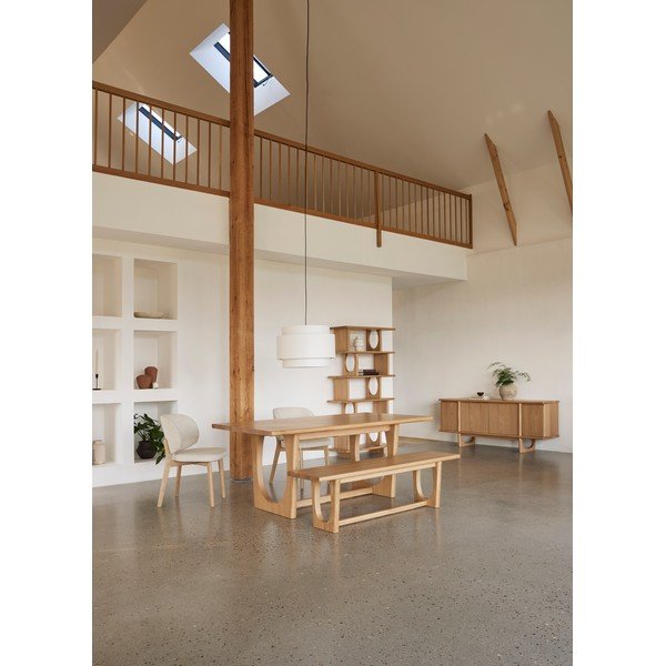 Rozkladací jedálenský stôl v dekore duba 95x180 cm Flow – Unique Furniture-image-1