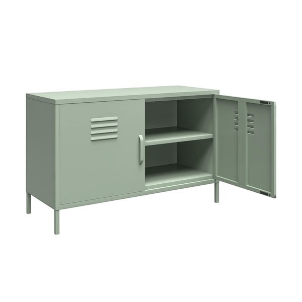 Zelená kovová skrinka 100x64x40 cm Mission District – Støraa-image-4