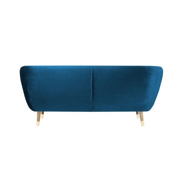 Modrá zamatová pohovka Mazzini Sofas Benito, 188 cm-image-4