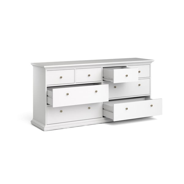 Biela nízka komoda 183x87 cm Paris – Tvilum-image-3