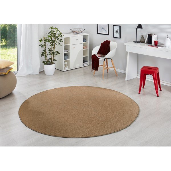 Hnedý okrúhly koberec ø 133 cm Fancy – Hanse Home-image-1
