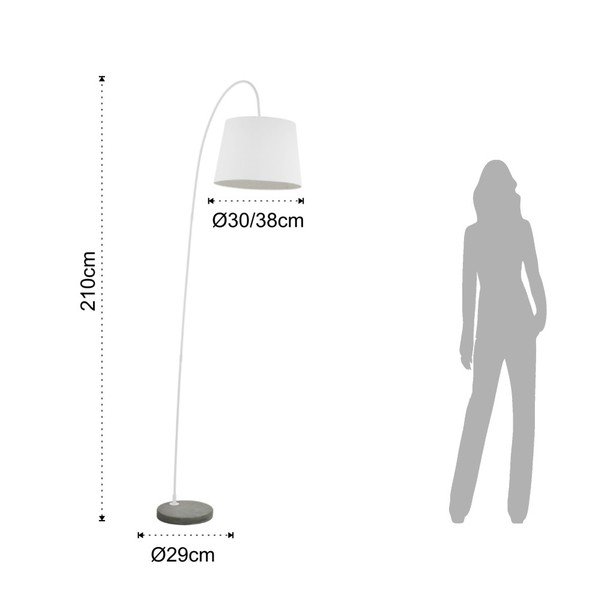 Biela stojacia lampa Tomasucci Little Smarty-image-1