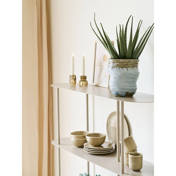 Béžový kovový regál 118x139x31 cm Rieti – House Nordic-image-3