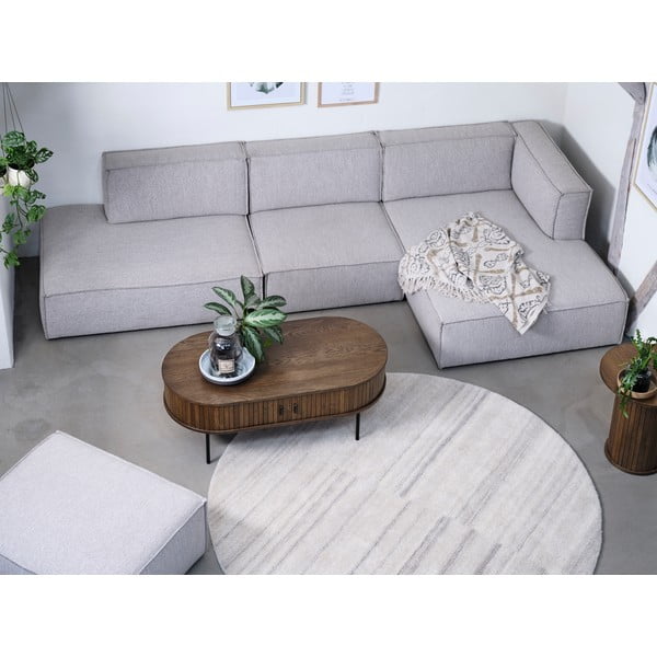 Konferenčný stolík v dekore duba v prírodnej farbe 60x120 cm Nola – Unique Furniture-image-3