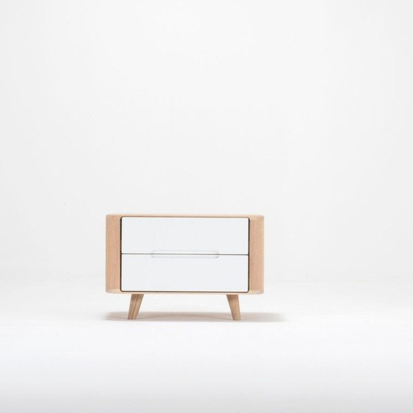 Nočný stolík z dubového dreva Gazzda Ena One, 60 × 42 × 40 cm-image-3
